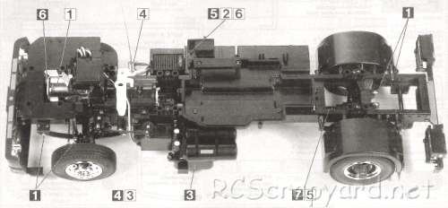 Tamiya Mercedes-Benz 1850L Chassis